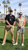 Rob Ward and Alison Greiner golf for DRM Charity Event 20211206